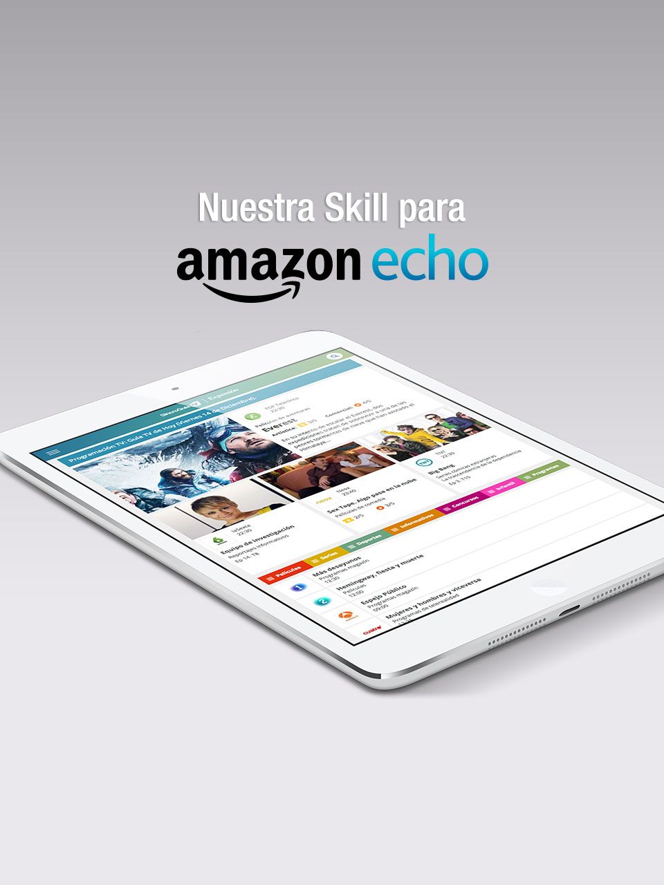 Consulta a Alexa qué ver en la tele