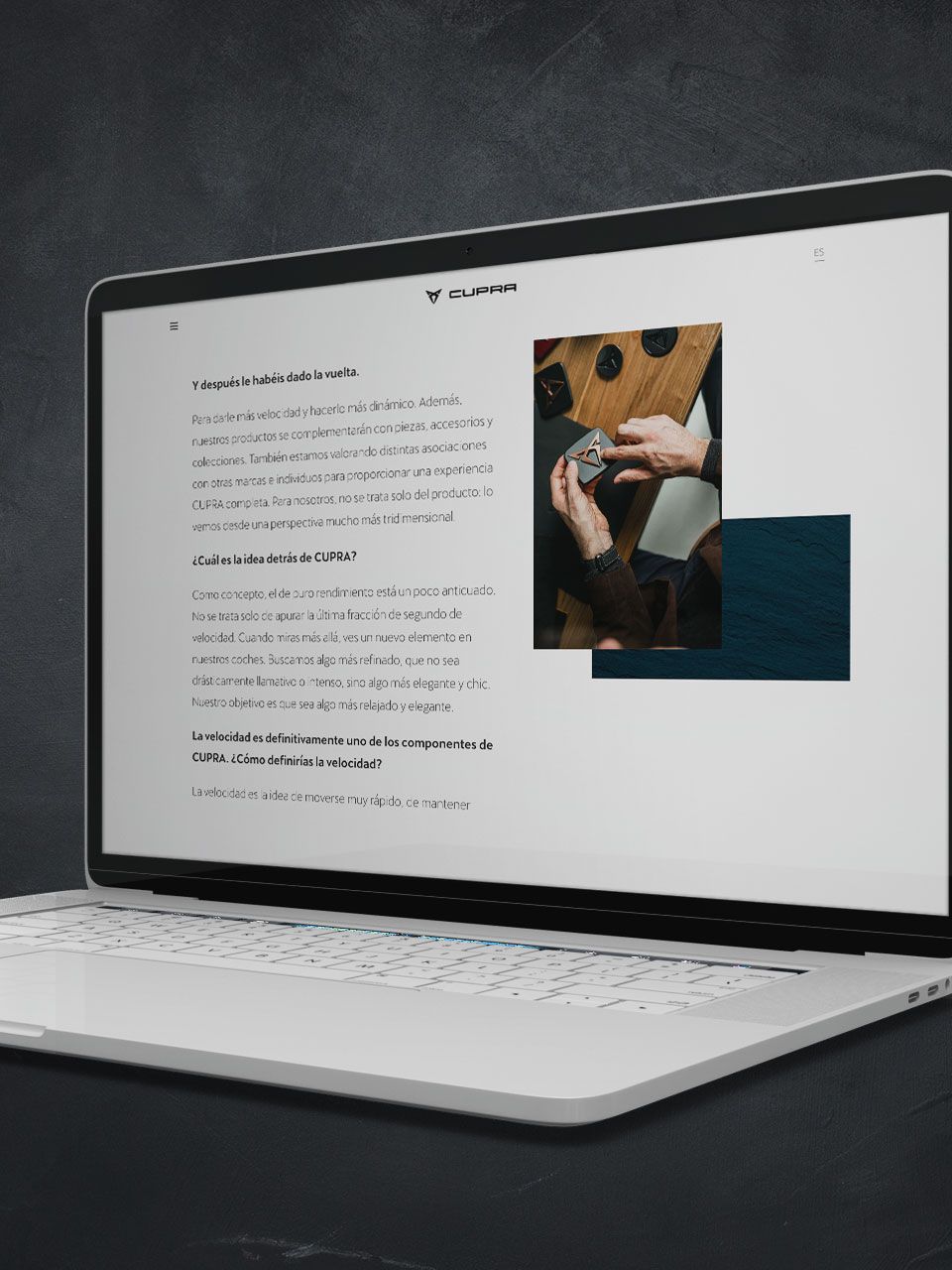 Una maquetación elegante y cuidada, no podía ser de otro modo