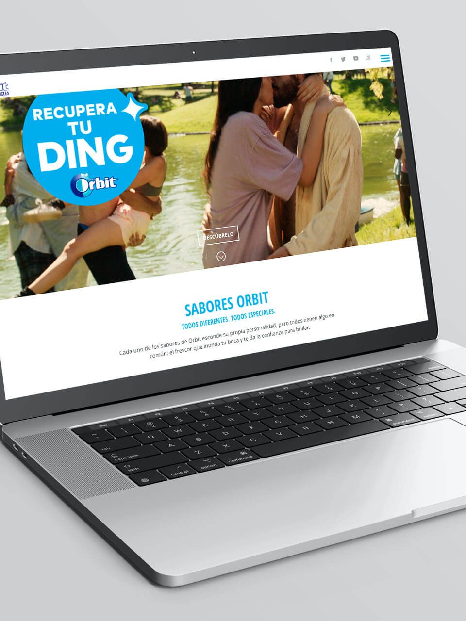 Web dinámica con protagonistas claros y destacados