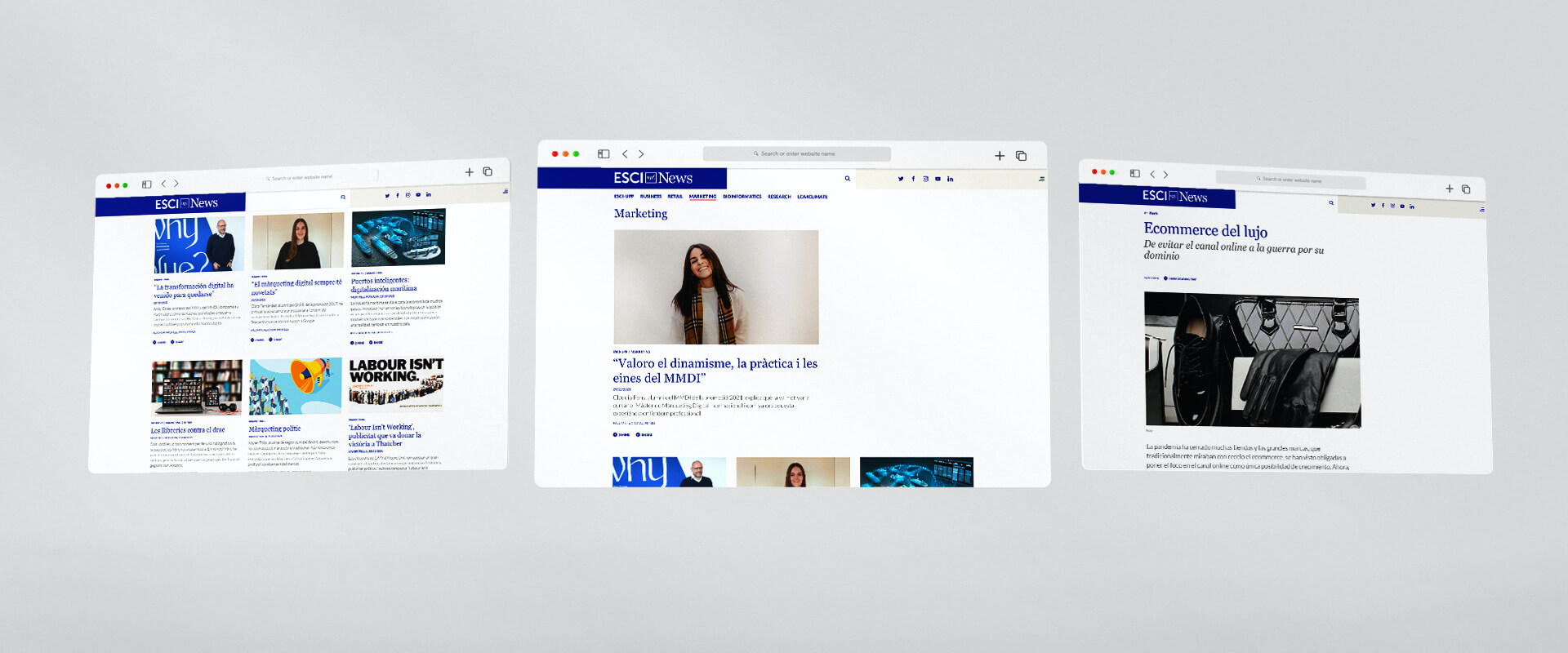Portal con contenido de actualidad para estudiantes